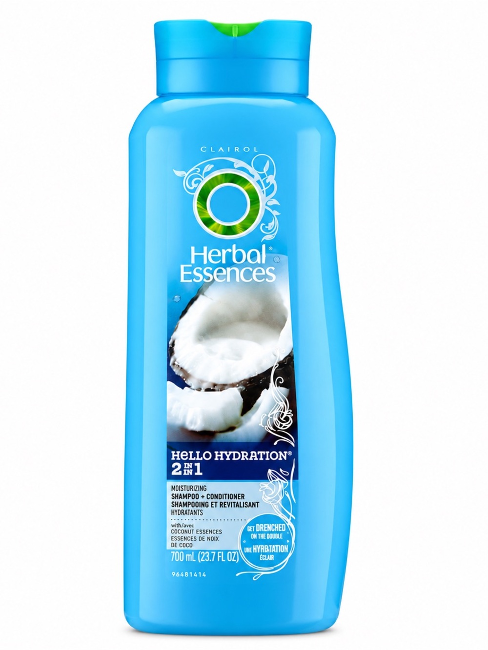 HERBAL ESSENCES HELLO HYDRATION 2-IN-1 MOISTURIZING SHAMPOO + CONDITIONER 700ML